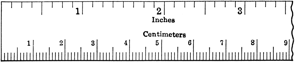 how big is a centimeter on a ruler